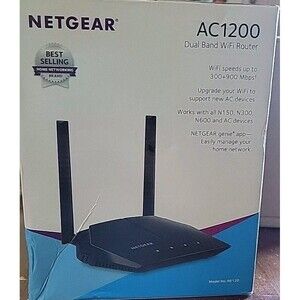 NETGEAR AC1200 Dual Band WiFi Router Model R6120 - 4 LAN Ports